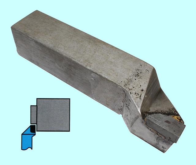 Резец Проходной упорный отогнутый 25х25х140 Т15К6 левый DIN 4980 Резец Проходной упорный отогнутый 25х25х140 Т15К6 левый DIN 4980