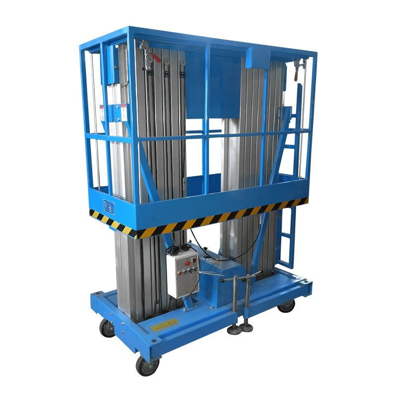 Подъемник двухмачтовый несамоходный электрический GWTY8-200 без АКБ