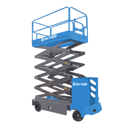 Подъемник самоходный электрический ножничный с кабиной NPF0905 Подъемник самоходный электрический ножничный с кабиной NPF0905