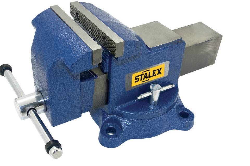 Тиски слесарные STALEX Гризли 125Х125 мм