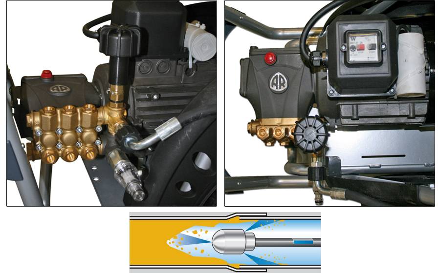 Прочистная машина высокого давления Super Ego HD 13/100