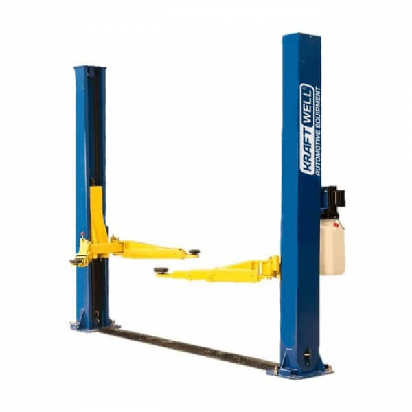 Подъемник двухстоечный KraftWell электрогидравлический KRW4DLM/220_blue Подъемник двухстоечный KraftWell электрогидравлический KRW4DLM/220_blue