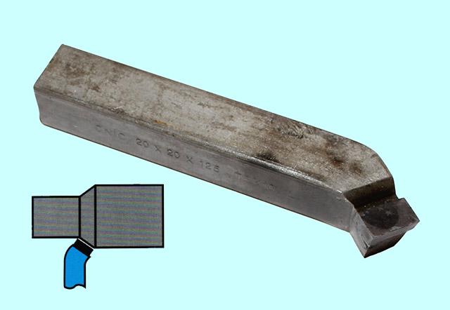 Резец Проходной отогнутый 32х32х170 ВК8 левый DIN 4972