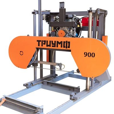 Ленточная бензиновая пилорама Триумф 900 27 л.с. (Lifan)