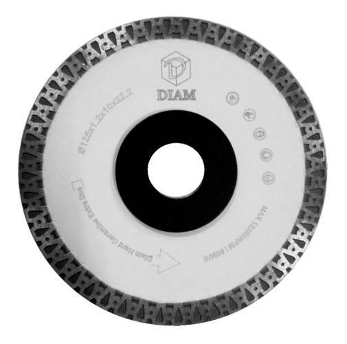 Круг алмазный Diam Hard Ceramics Extra Line 125x1,2x10x22,2 (Гранит) (тонкий) Круг алмазный Diam Hard Ceramics Extra Line 125x1,2x10x22,2 (Гранит) (тонкий)