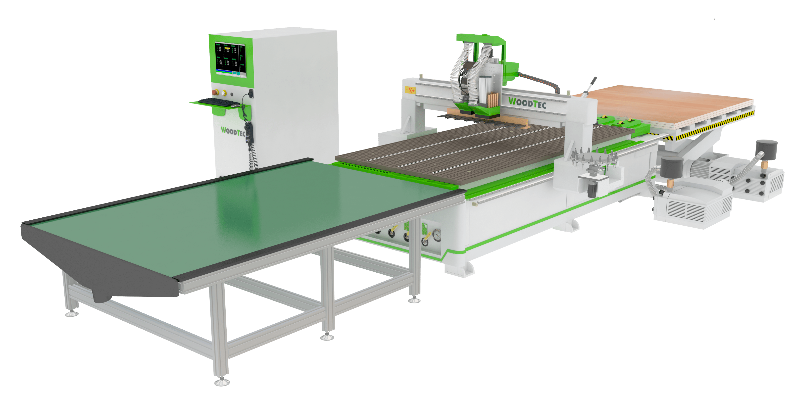 Фрезерно-гравировальный станок с ЧПУ WoodTec CH-2030 NEST L Фрезерно-гравировальный станок с ЧПУ WoodTec CH-2030 NEST L