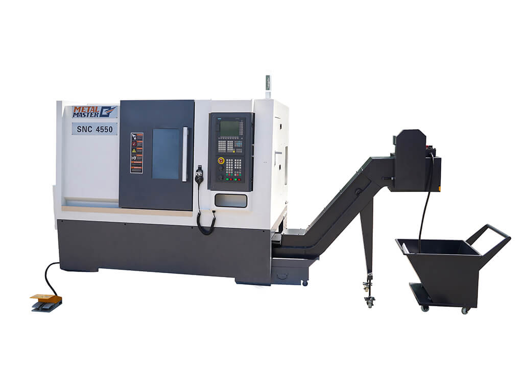 Токарный станок Metal Master SNC 4550 с наклонной станиной и ЧПУ Токарный станок Metal Master SNC 4550 с наклонной станиной и ЧПУ