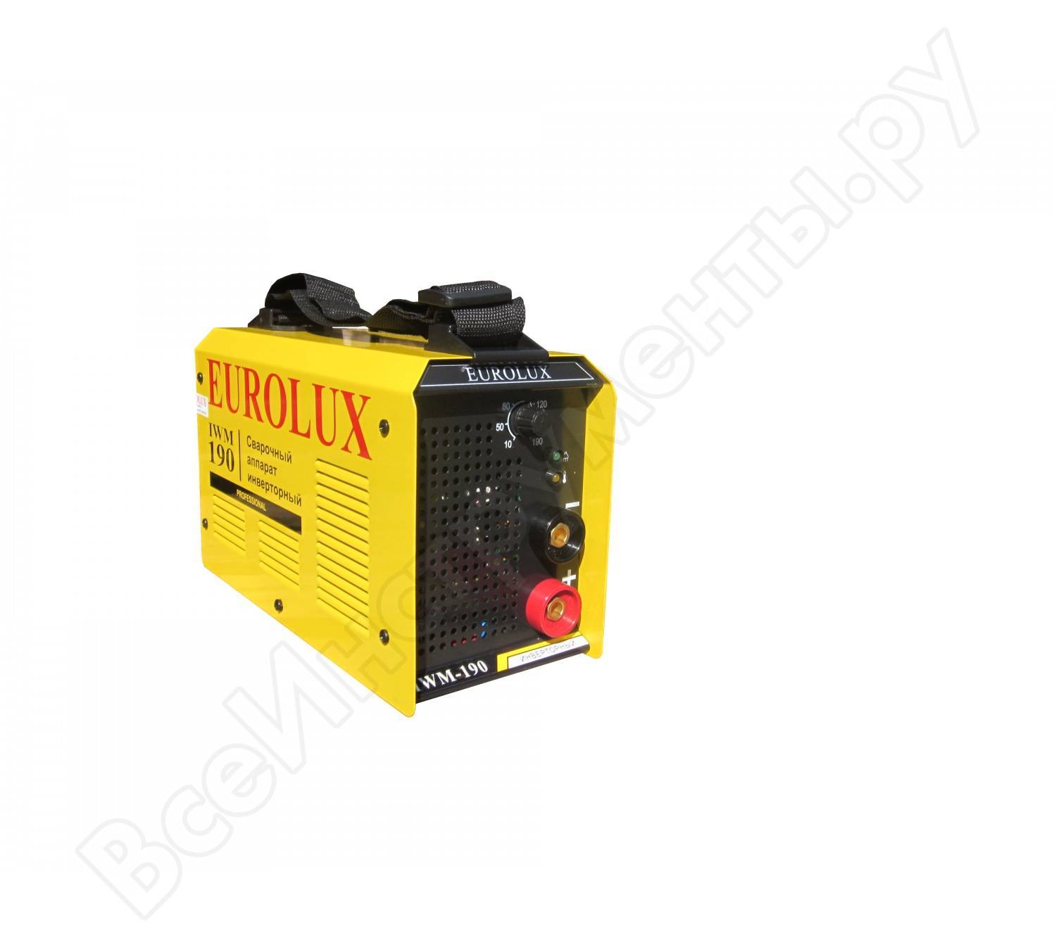 Сварочный аппарат инверторный IWM190 Eurolux Сварочный аппарат инверторный IWM190 Eurolux