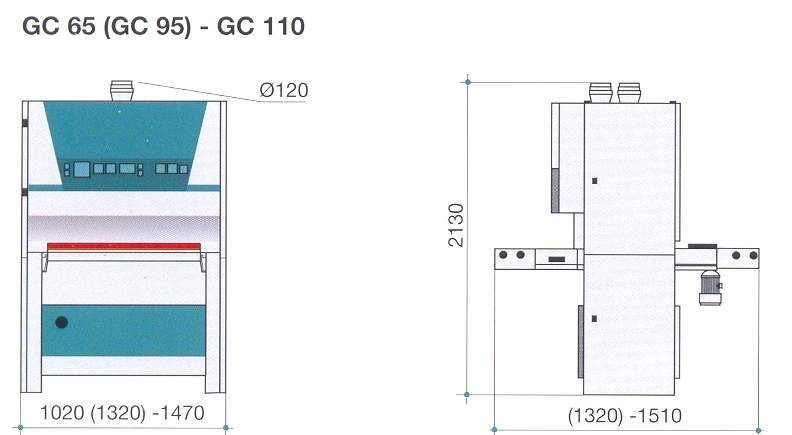 Станок калибровально-шлифовальный Griggio GC 65/2-150 RRT