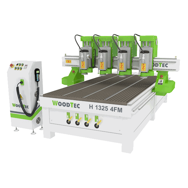 Фрезерно-гравировальный станок с ЧПУ WoodTec H 1325 4FM Фрезерно-гравировальный станок с ЧПУ WoodTec H 1325 4FM