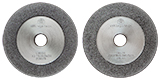 Комплект из двух заточных кругов MRCM 730 3250 (кубический нитрид бора) для заточки фрез из быстрорежущей стали (HSS) Комплект из двух заточных кругов MRCM 730 3250 (кубический нитрид бора) для заточки фрез из быстрорежущей стали (HSS)