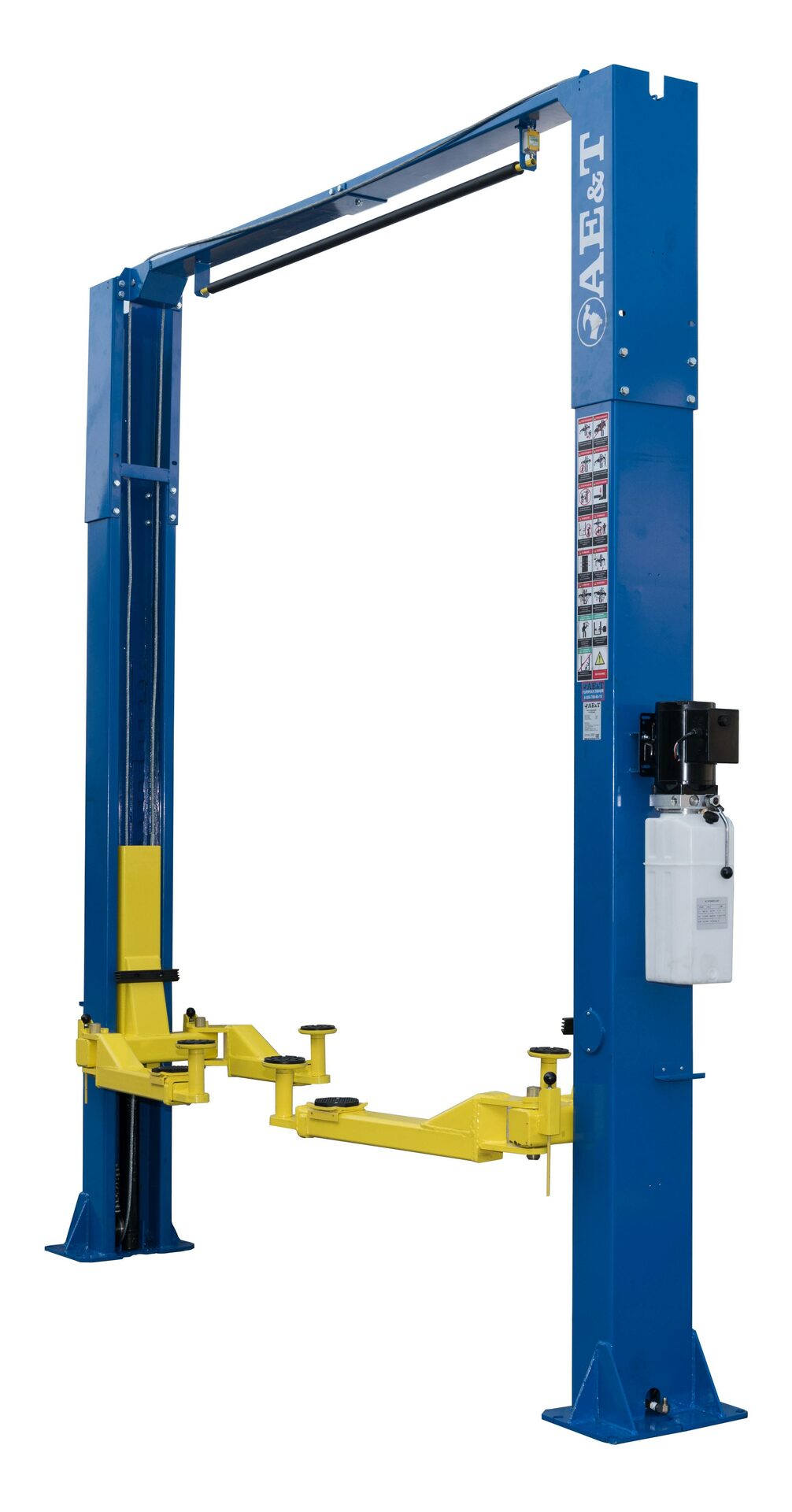 Подъемник двухстоечный AE&T S4B-2, 4т, с верхней синхронизацией, 380В Подъемник двухстоечный AE&T S4B-2, 4т, с верхней синхронизацией, 380В
