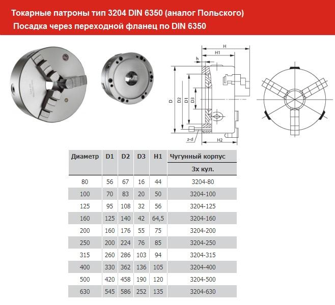 Патрон токарный d 160 мм 3-х кулачковый тип 3234 DIN 55027 условный конус 4 (PS3-160/С4) Патрон токарный d 160 мм 3-х кулачковый тип 3234 DIN 55027 условный конус 4 (PS3-160/С4)