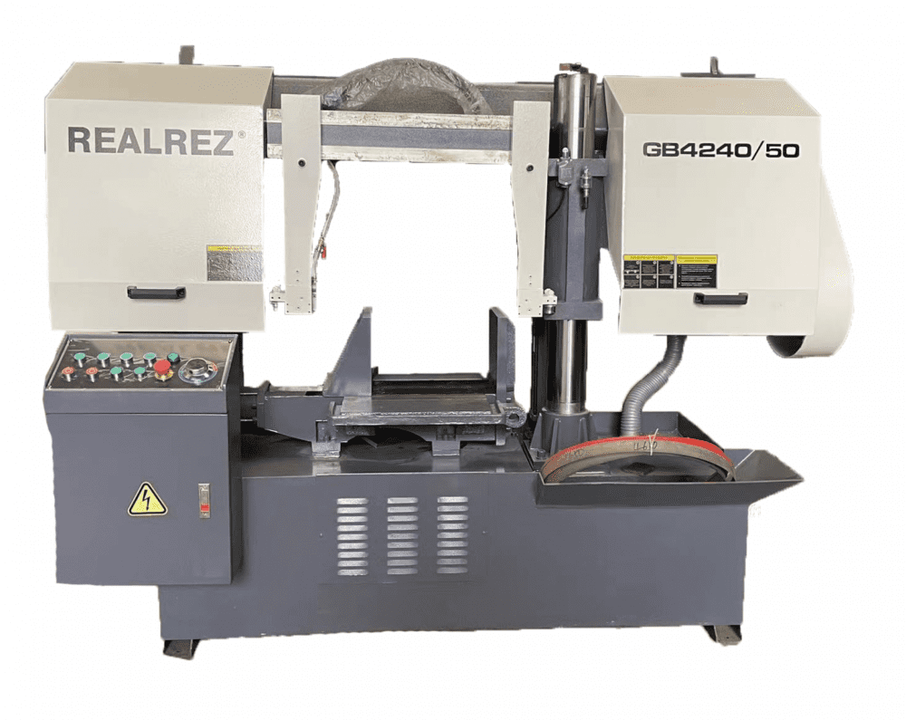 Станок ленточнопильный полуавтоматический REALREZ GB4240/50
