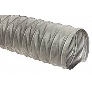 Серый антистатический шланг ПВХ Jet длиной 10м, 100мм, стенка 0,3мм PVP300.100.10