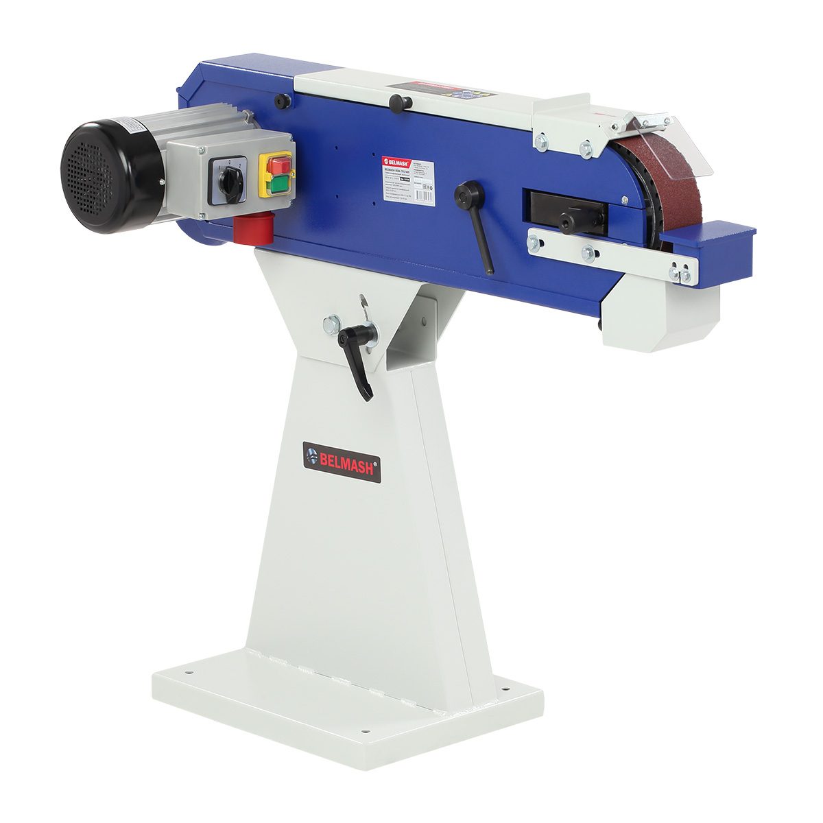 Станок шлифовальный ленточный BELMASH BSM-796P/400 Станок шлифовальный ленточный BELMASH BSM-796P/400