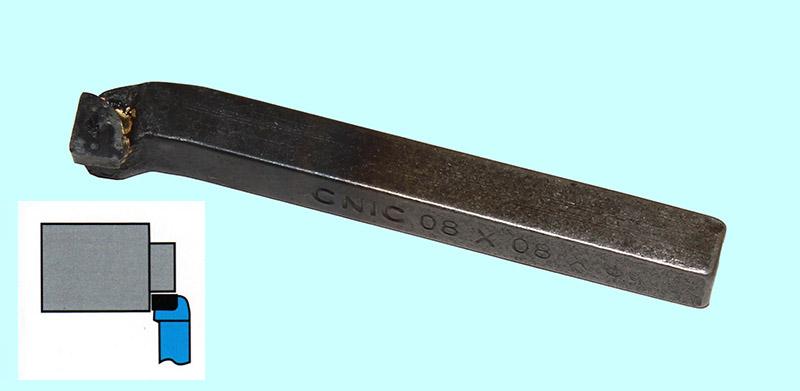 Резец Подрезной отогнутый 16х16х110 ВК8 DIN 4977 Резец Подрезной отогнутый 16х16х110 ВК8 DIN 4977