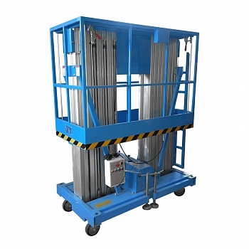 Подъемник двухмачтовый несамоходный электрический GWTY8-200 без АКБ